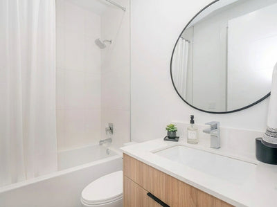 clean, modern bathroom