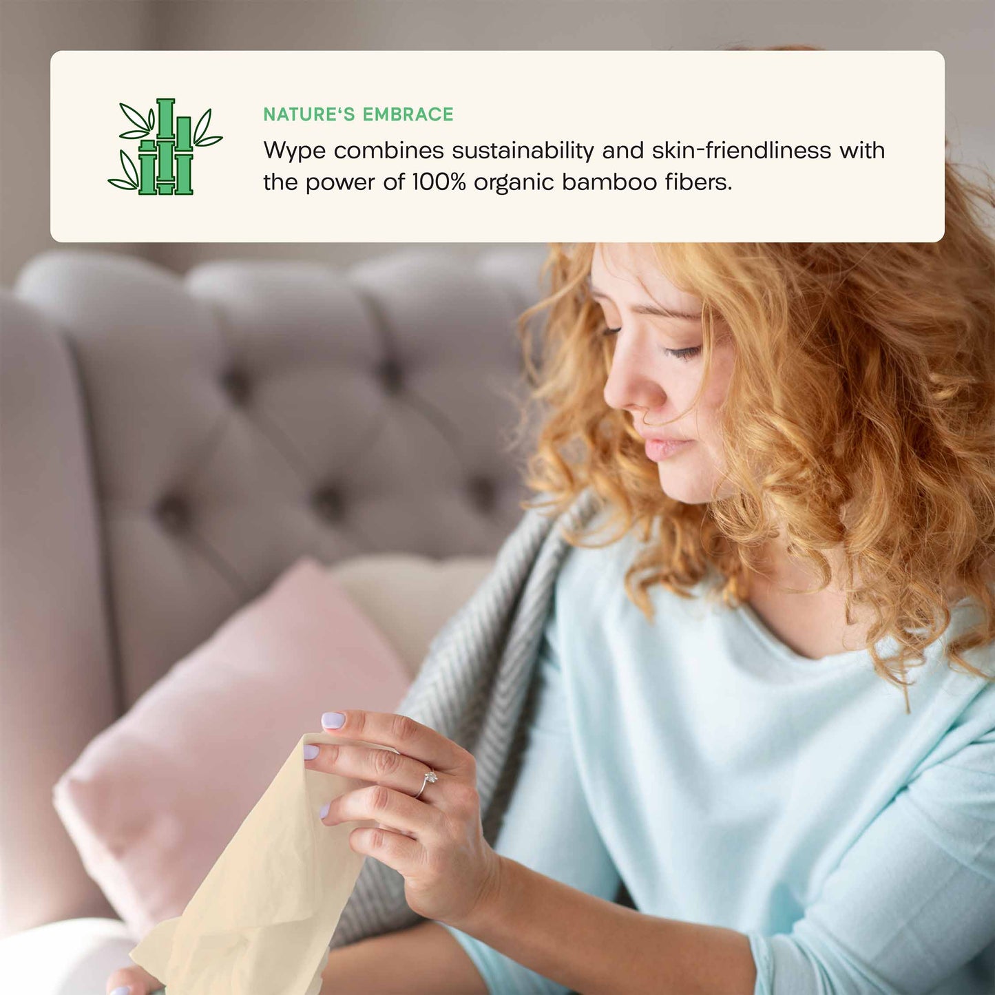 Unbleached Organic Bamboo Facial Tissues