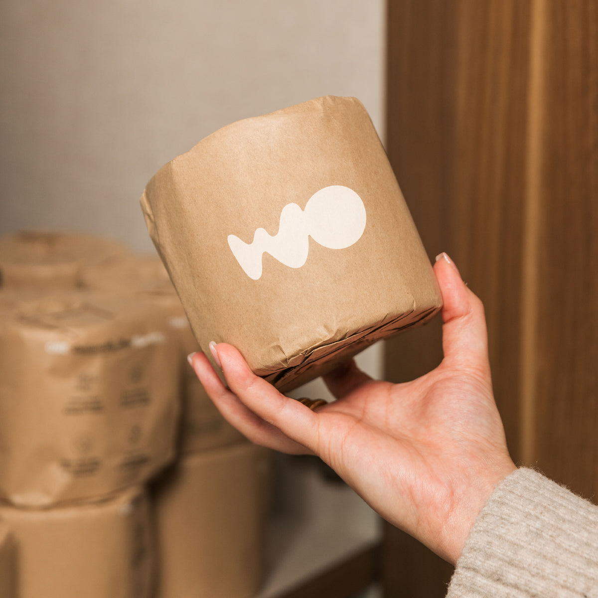 Unbleached Bamboo Toilet Paper