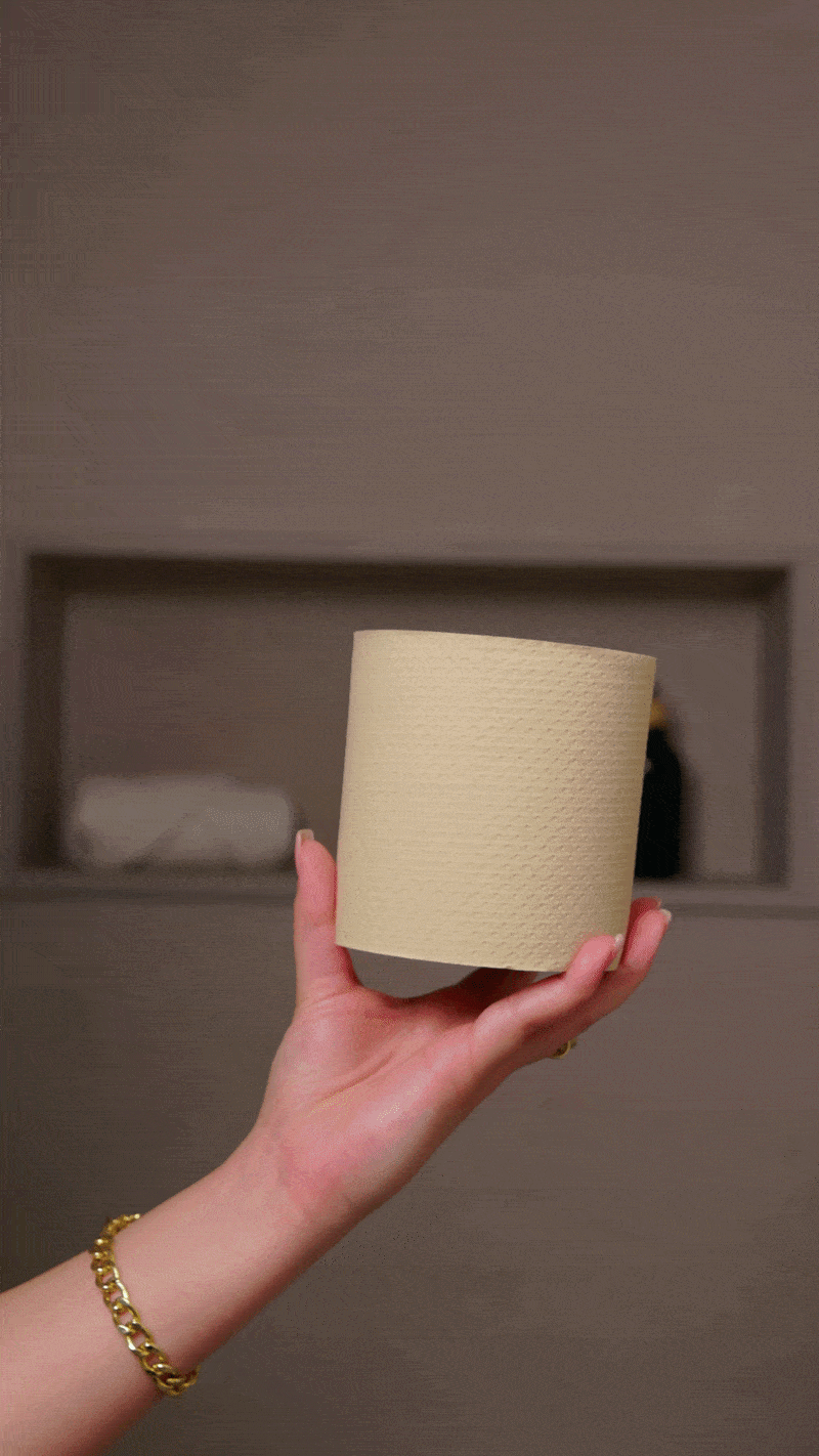 Unbleached Bamboo Toilet Paper